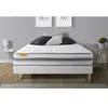 SEPTNUITS Ensemble sommier matelas 180x200 Memo Spring Ressorts ensachés et mémoire de forme - Ferme