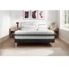 VITALIT Pack prêt à dormir VITALMEMO BACK 200 x 200 cm sommier Kit noir noir