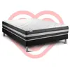 VITALIT Ensemble Vitalspring Zen 140 X 200 Cm Sommier Kit Noir