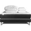 VITALIT Pack Prêt A Dormir Vitalspring 140 X 190 Cm Sommier Kit Noir