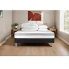 VITALIT Pack Prêt A Dormir Vital Relax 140 X 200 Cm Sommier Kit Noir