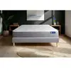ACTISOM Ensemble sommier matelas 140x190 Actilatex dream - 22 cm - Mi-ferme - sommier kit gris