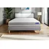 ACTISOM Ensemble sommier matelas 180x200 Actilatex touch - 20 cm - Equilibré - sommier kit gris