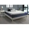 Actisom Ensemble 90x190 Matelas Hybride Sommier kit Gris