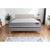ACTISOM Ensemble sommier matelas 200x200 Actiflex pur - 20 cm - Ferme - sommier kit gris
