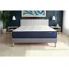 ACTISOM Ensemble sommier matelas 140x190 Actiflex life - 22 cm - Très ferme - sommier kit gris