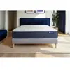 Actisom Ensemble 120x200 Matelas Mémoire de forme Sommier kit Gris
