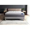 ACTISOM Ensemble matelas ACTIMEMO PLUS 120x190 Mémoire de forme Maxi épaisseur 7zones de confort + sommier K 120 x 190 cm Gris