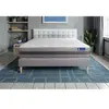 ACTISOM Ensemble sommier matelas 200x200 Actimemo relax - 24 cm - Mi-ferme - sommier kit gris