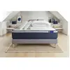 ACTISOM Pack sommier kit matelas  Mémoire de forme avec couette et oreillers