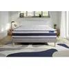 ACTISOM Ensemble sommier matelas 200x200 Actimemo ergo - 24 cm - Ferme - sommier kit gris