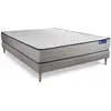 Non communiqué Ensemble matelas Mémoire de forme ACTIMEMO FORM 140x200 cm 5zones de confort + sommier KIT gris