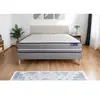 ACTISOM Ensemble sommier matelas 200x200 Actimemo pur - 20 cm - Ferme - sommier kit gris