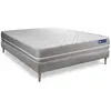 ACTISOM Ensemble sommier matelas 140x190 Actimemo touch - 20 cm - Equilibré - sommier kit gris