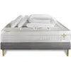 Litier deluxe Pack Vingt-Huit 140 X 200 Cm Sommier Kit Gris