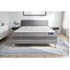 Actisom Ensemble 120x190 Matelas Ressorts ensachés Sommier kit Gris