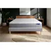 Actisom Ensemble 120x200 Matelas Hybride Sommier kit Gris