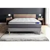 Actisom Ensemble 120x200 Matelas Hybride Sommier kit Gris