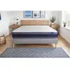 Actisom Ensemble 120x190 Matelas Hybride Sommier kit Gris