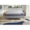 Actisom Ensemble 120x200 Matelas Hybride Sommier kit Gris