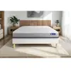 ACTISOM Ensemble matelas ACTIMEMO SOFT 3 zones de confort sommier KIT blanc