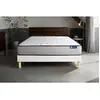 Actisom Ensemble 120x200 Matelas Hybride Sommier kit Blanc