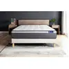 ACTISOM Ensemble matelas ACTIMEMO PLUS 120x190 Mémoire de forme Maxi épaisseur 7zones de confort + sommier K 120 x 190 cm Blanc