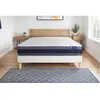 Actisom Ensemble 120x190 Matelas Mémoire de forme Sommier kit Blanc