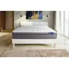 Actisom Ensemble 120x190 Matelas Mémoire de forme Sommier kit Blanc