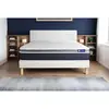 Actisom Ensemble 120x190 Matelas Mémoire de forme Sommier kit Blanc