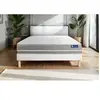 Actisom Ensemble 120x200 Matelas Ressorts ensachés Sommier kit Blanc