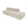 AUTRES Canapé droit convertible 3 places - Velours côtelé XL - Beige