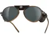 Izipizi - Lunettes de soleil - Glacier #I Hazel Cat. 3  en Cuir - Marron