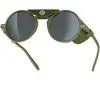 Izipizi - Lunettes de soleil - Glacier #G Kaki Green Cat. 3  en Cuir