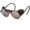 Izipizi - Lunettes de soleil - Glacier #G Hazel Cat. 4  en Cuir - Marron