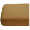 Kadolis Drap housse satin de coton bio Ambre (60 x 120 cm)