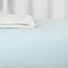 Drap housse en coton bio pour lit bébé BLEU Kadolis