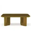 Table basse en bois laqué et plateau en verre Thelma  Gabrielle Paris ...