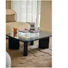 Table basse en bois laqué Thelma  Gabrielle Paris Bleu taille unique