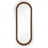 Gabrielle Paris - Miroir Victor en bois laqué Cranberry taille unique