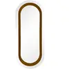 Gabrielle Paris - Miroir Victor en chêne finition teck Teck taille uni...
