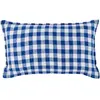 Gabrielle Paris - Housse de coussin en lin lavé Taormina Bleu 30x50