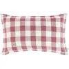 Housse de coussin vichy Gabrielle Paris Carmin 30x50