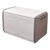 Intec Coffre de rangement 230L Beige/Taupe 96 x 53 x H57cm Poignées de transport polypropylène