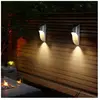 Applique Solaire Extérieure Noire 0.5W - Blanc Neutre 4000K - 5500K - ...