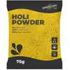 Poudre Holi JAUNE - Sachet 75 grammes