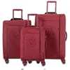 GYLBAG SET DE 3 VALISES SOUPLES DARK RED NAP (TAILLES S, M, L)