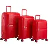 GYLBAG SET DE 3 VALISES RIGIDES Red PP5 (TAILLES S, M, L)