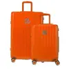 GYLBAG SET DE 2: VALISES RIGIDES ORANGE FE204 (TAILLE S,M)