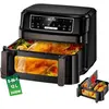 HOOFCOKEAR Friteuse à air chaud XXL 12L une ou double chambres réglabl...